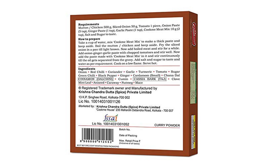 Cookme Meat    Pack  50 grams